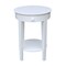 International Concepts Phillips Accent Table with Drawer, White OT08-2128 - alternate 2